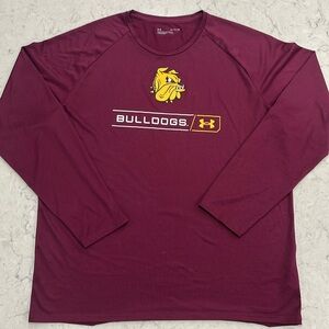 Under Armour Loos Fit Long Sleeve Tee: Univ. of MN Bull Dogs